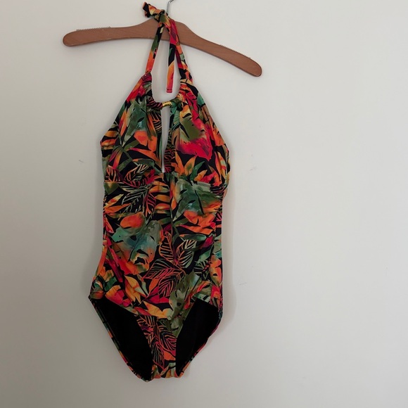 Ralph Lauren Tropical One-piece Swimsuit - Picture 3 of 5